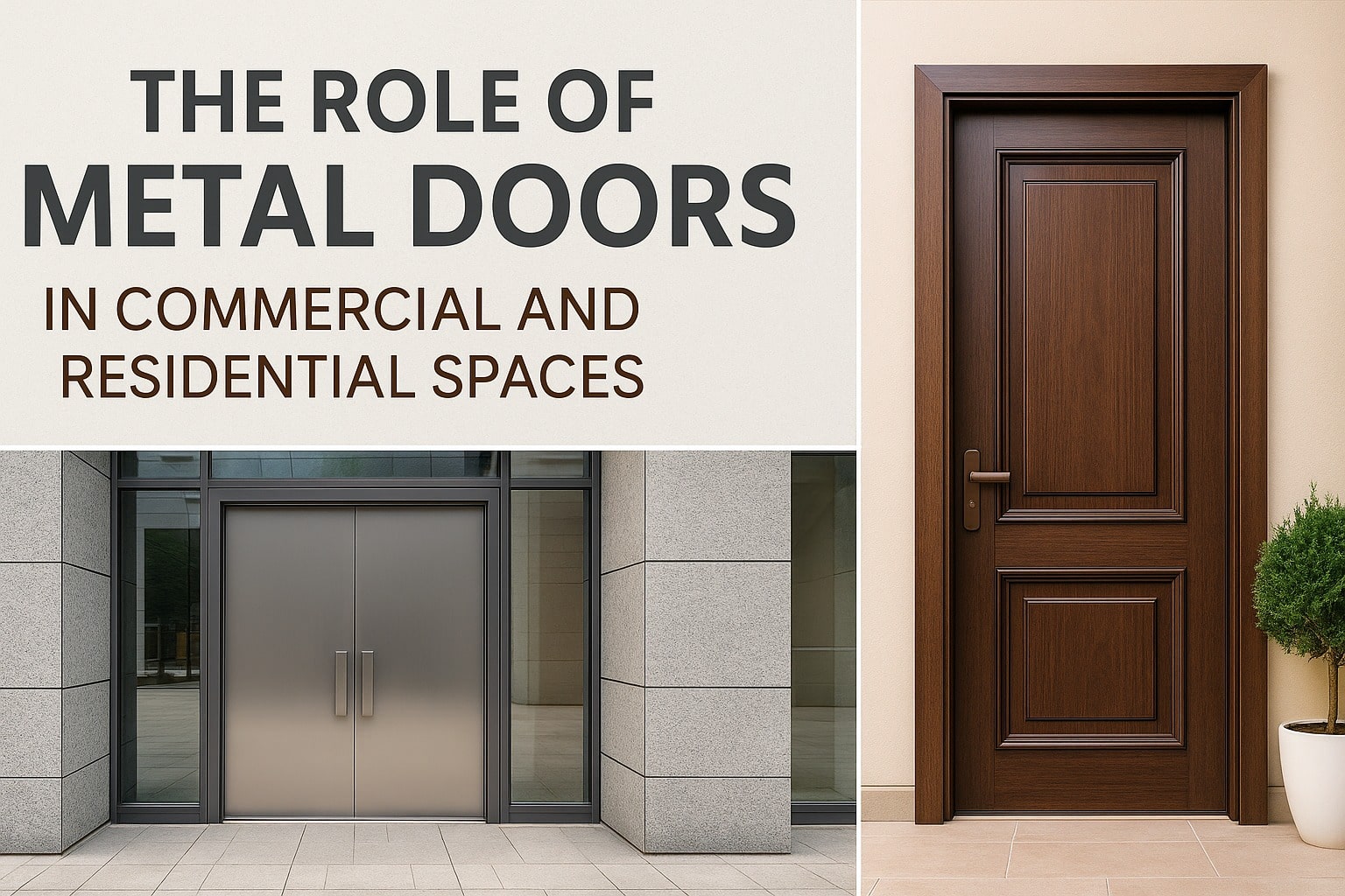 The Role of Metal Doors in Commercial and Residential Spaces